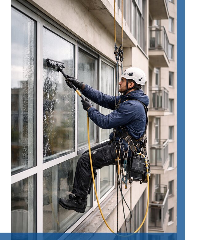 Мойка балконного остекления в Энгельсе от 3731 р. | ВЫСОТНИК-Энг