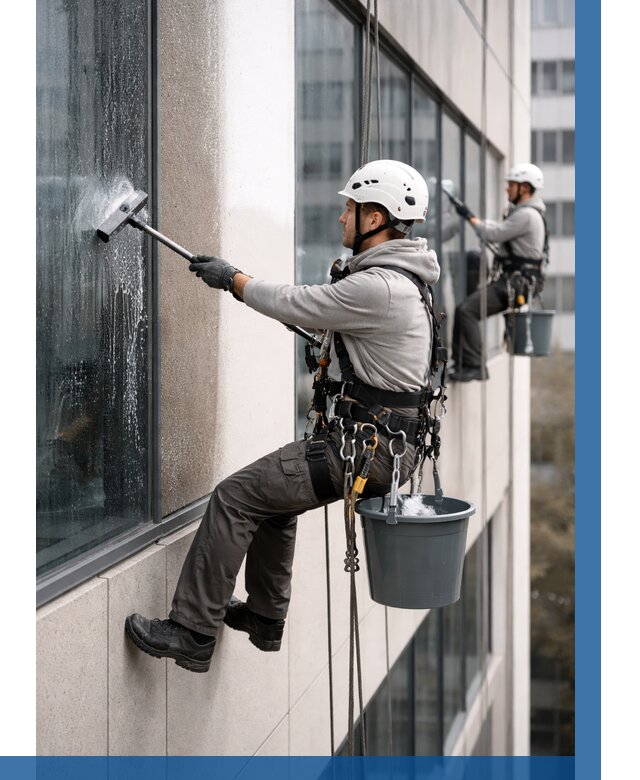 Мойка фасадов зданий в Энгельсе под ключ от 373 р. | ВЫСОТНИК-Энг