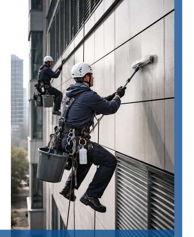 Мойка вентилируемого фасада в Энгельсе от 266 р. | ВЫСОТНИК-Энг