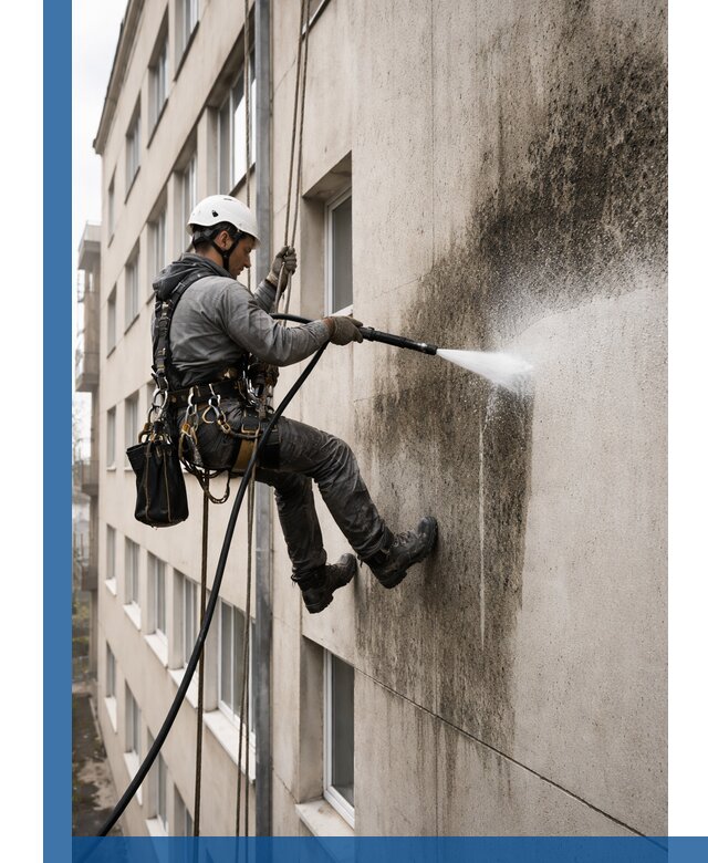 Профессиональная очистка фасадов от плесени в Энгельсе