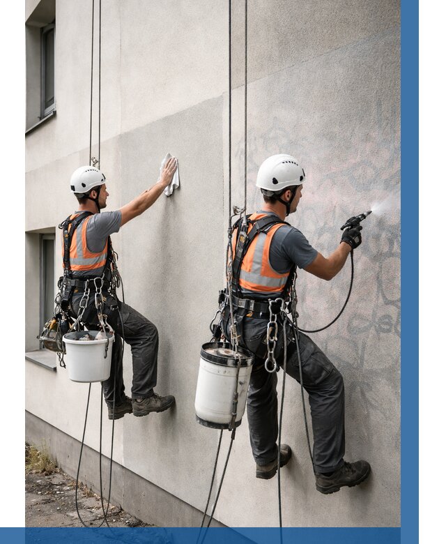 Антиграффити покрытие фасада в Энгельсе от 640 р. | ВЫСОТНИК-Энг