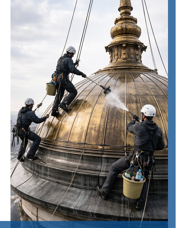 Мойка куполов и шпилей в Энгельсе от 8527 р. - заказать | ВЫСОТНИК-Энг