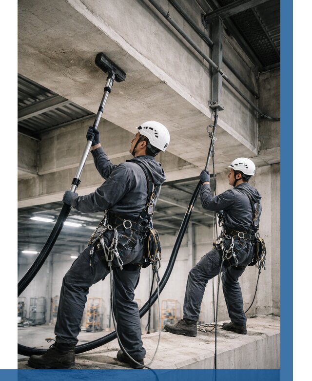 Обеспыливание потолочных конструкций в Энгельсе от 266 р. |ВЫСОТНИК-Энг