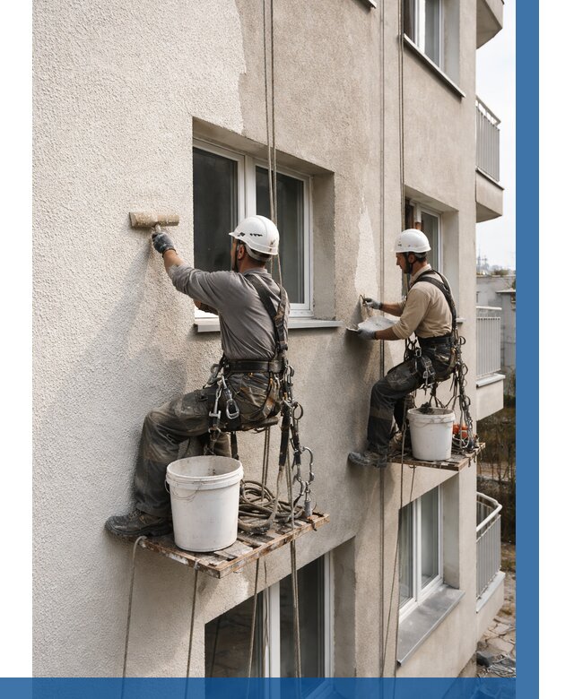 Нанесение короеда на фасад в Энгельсе от 480 р. | ВЫСОТНИК-Энг