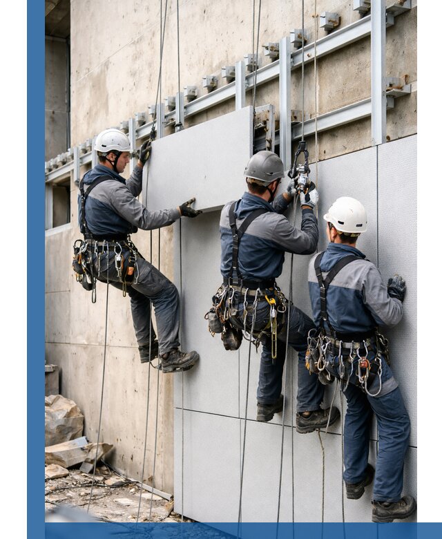 Монтаж вентилируемого фасада в Энгельсе под ключ с гарантией качества