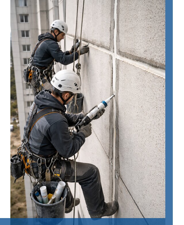 Герметизация межпанельных швов в Энгельсе от 746 р. | ВЫСОТНИК-Энг