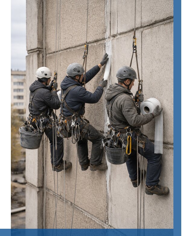 Ремонт межпанельных швов в Энгельсе от 799 р. | ВЫСОТНИК-Энг