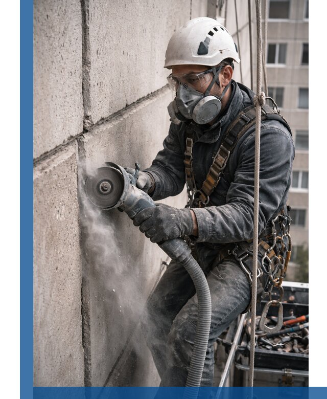 Штробление межпанельных швов в Энгельсе качественно и быстро