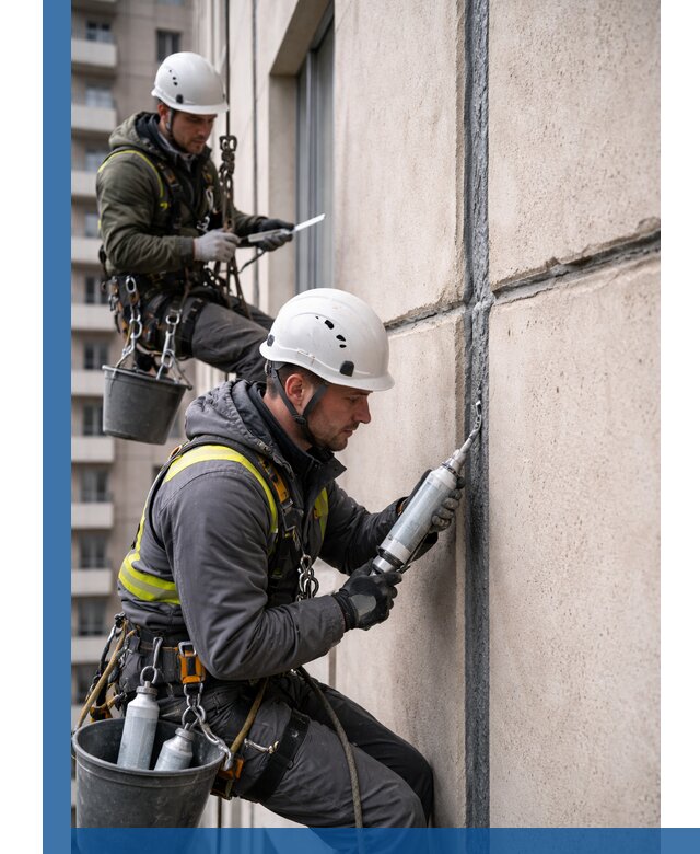 Герметизация деформационных швов фасада в Энгельсе качественно