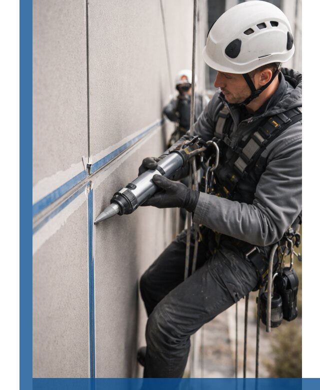 Герметизация стыков фасадных панелей в Энгельсе качественно и быстро