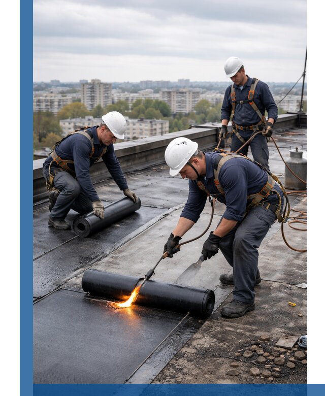 Ремонт наплавляемой кровли в Энгельсе качественно и надежно