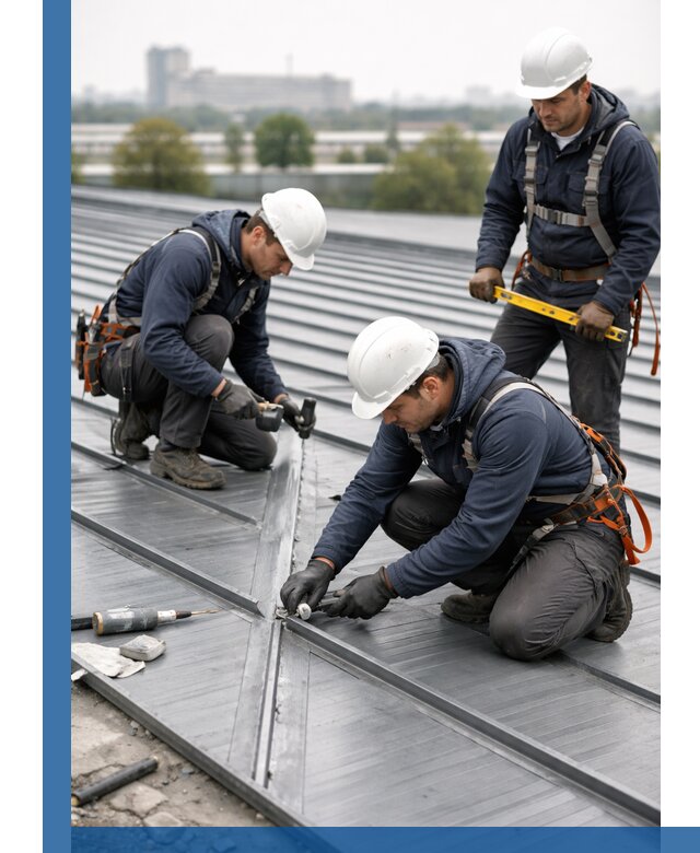 Ремонт фальцевой кровли в Энгельсе срочно и качественно