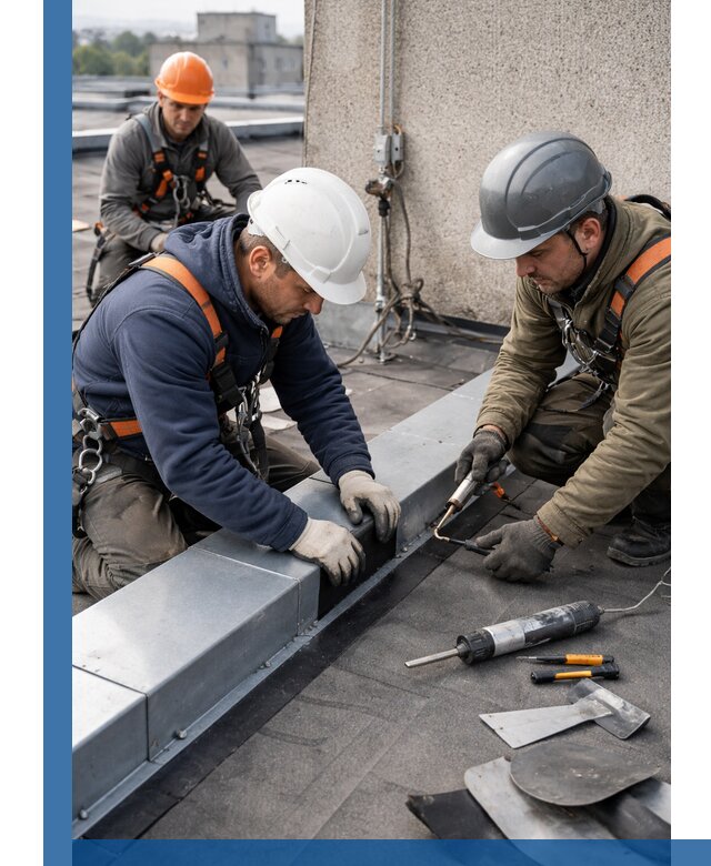 Ремонт кровельных примыканий в Энгельсе профессионально