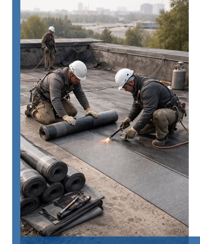 Монтаж мягкой кровли в Энгельсе профессионально и надежно