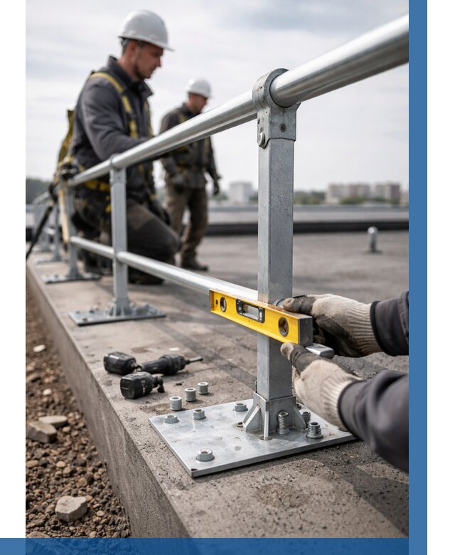 Монтаж кровельного ограждения в Энгельсе от 1279 р. | ВЫСОТНИК-Энг