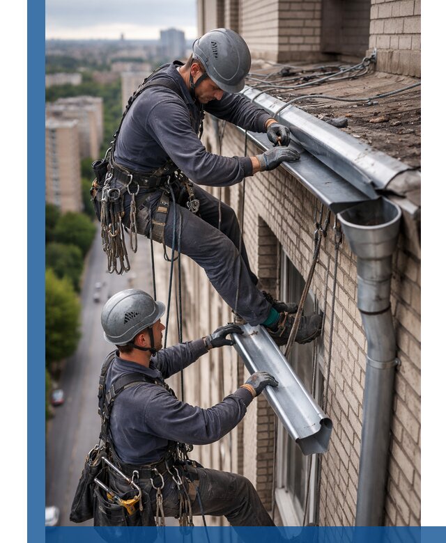 Ремонт водосточных желобов в Энгельсе, быстро и качественно