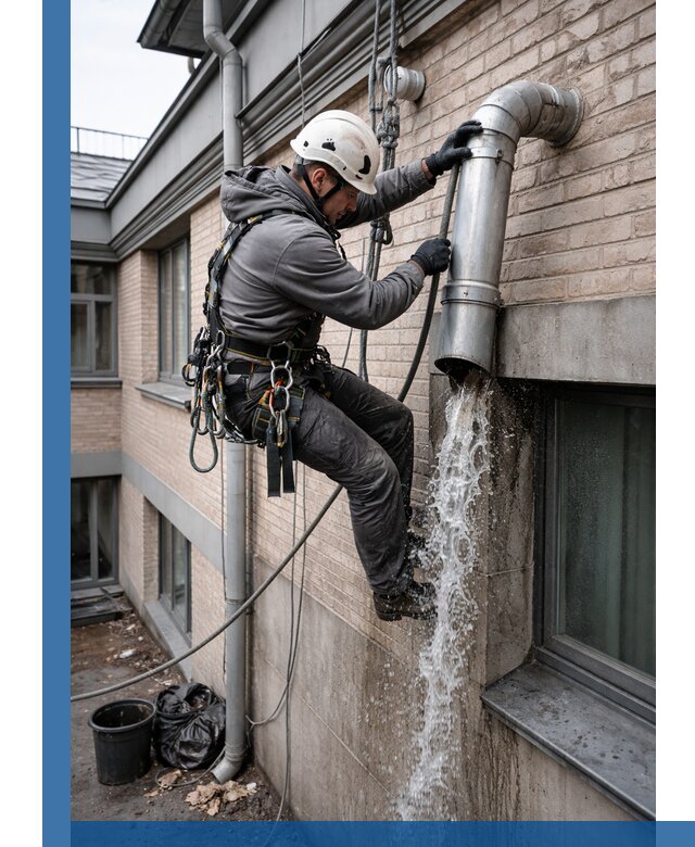 Профессиональная прочистка водосточных труб в Энгельсе с гарантией