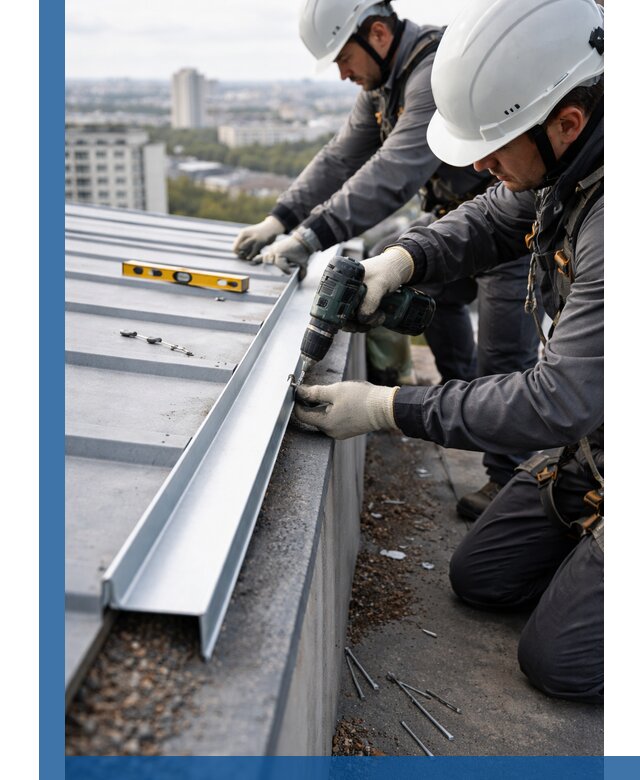 Монтаж капельника на кровле в Энгельсе с гарантией качества