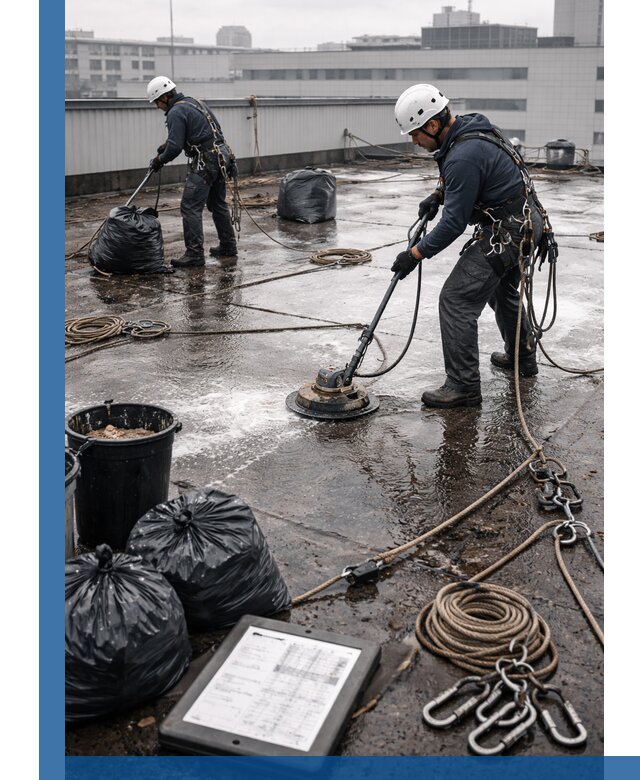 Плановая очистка кровли по графику в Энгельсе для безопасности