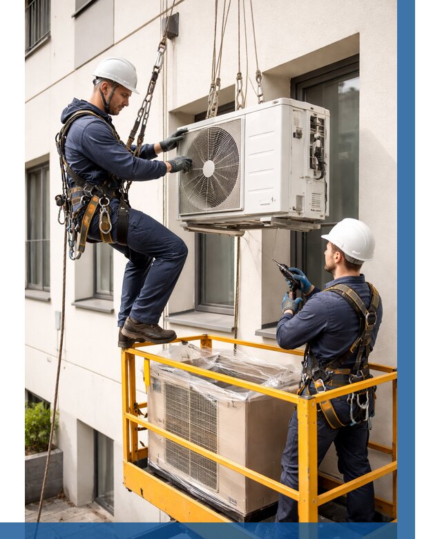 Демонтаж внешнего блока кондиционера в Энгельсе от 3731 р. | ВЫСОТНИК-Энг