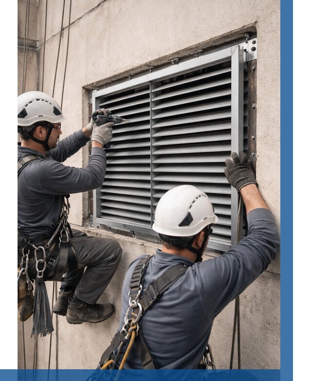 Монтаж вентиляционных решеток в Энгельсе от 4797 р. | ВЫСОТНИК-Энг