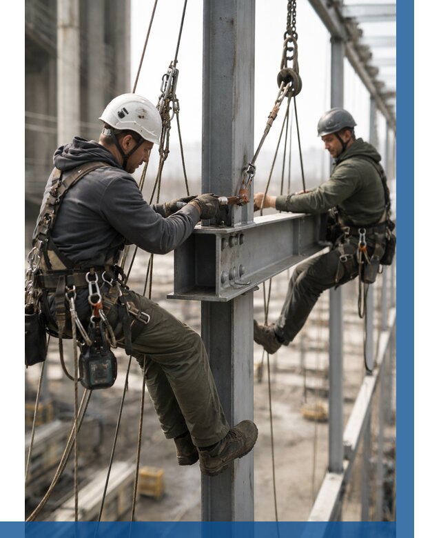 Монтаж металлоконструкций на высоте в Энгельсе от 3731 р. | ВЫСОТНИК-Энг