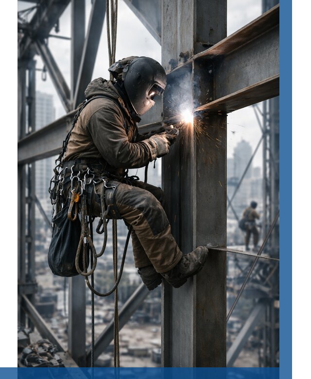 Высотные сварочные работы в Энгельсе от 3731 р. | ВЫСОТНИК-Энг