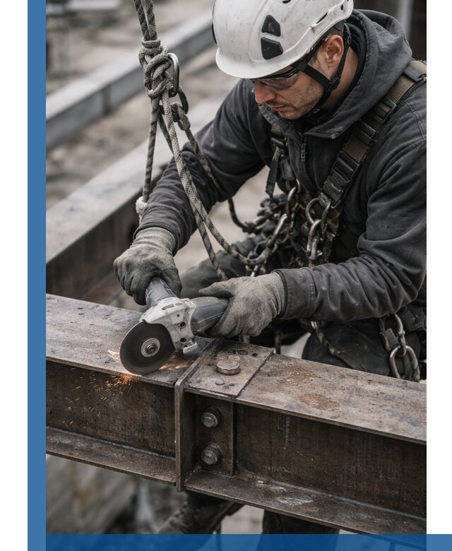 Резка металла на высоте в Энгельсе для зданий и конструкций