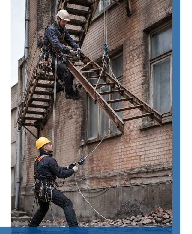 Демонтаж пожарной лестницы в Энгельсе от 12791 р. | ВЫСОТНИК-Энг