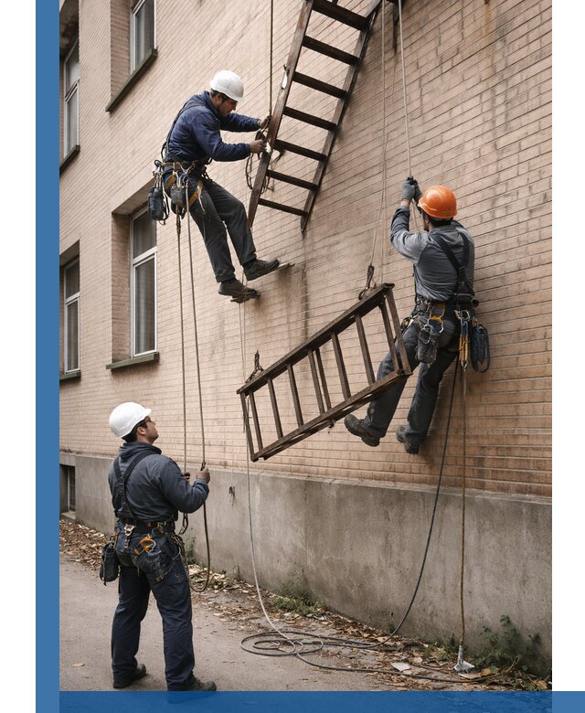 Демонтаж пожарной лестницы в Энгельсе быстро и безопасно