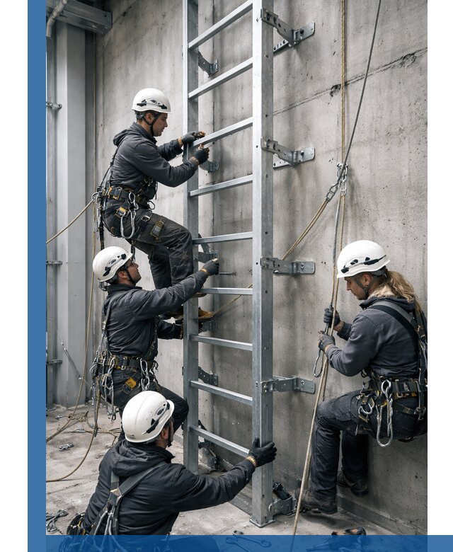 Монтаж металлических лестниц в Энгельсе под ключ со гарантией