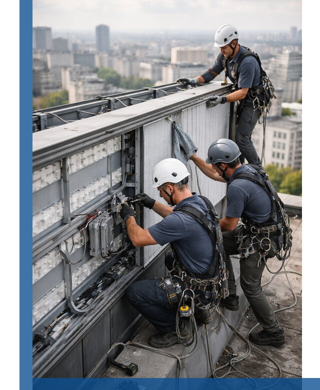 Профессиональное обслуживание крышной рекламы в Энгельсе под ключ