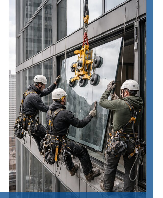 Фасадное остекление зданий под ключ в Энгельсе от 10659 р. | ВЫСОТНИК-Энг