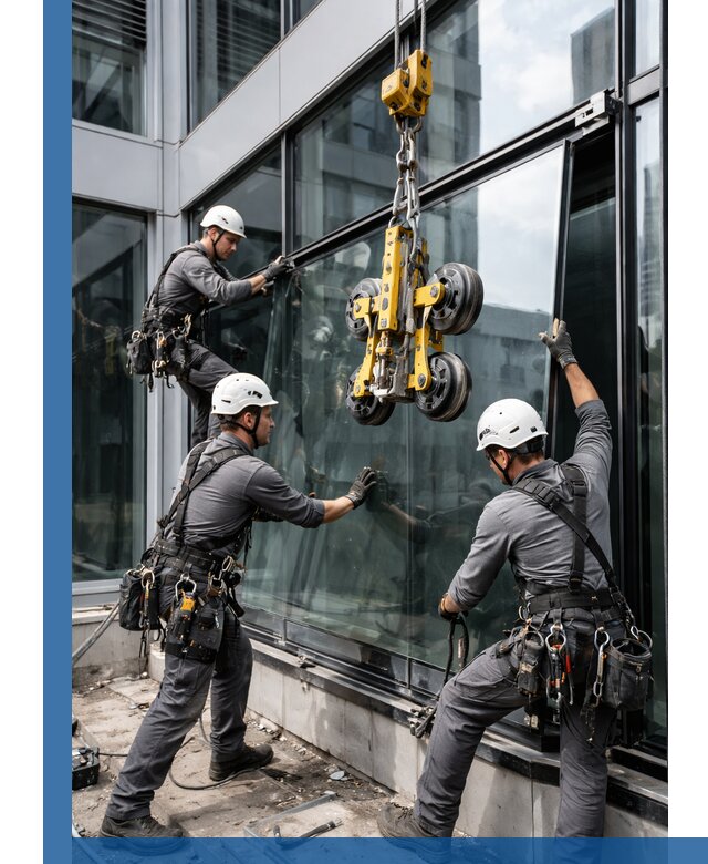 Структурное остекление фасадов в Энгельсе монтаж и обслуживание