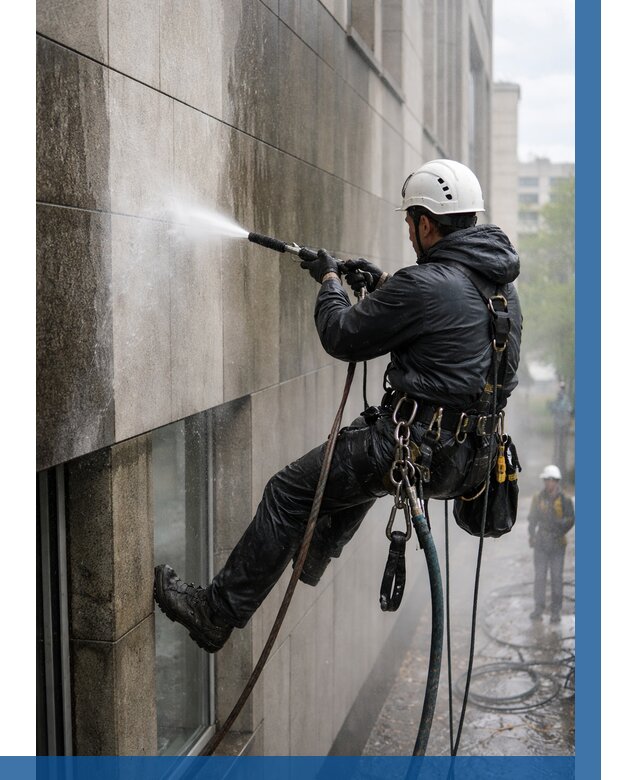 Гидроструйная очистка поверхностей в Энгельсе от 906 р. | ВЫСОТНИК-Энг