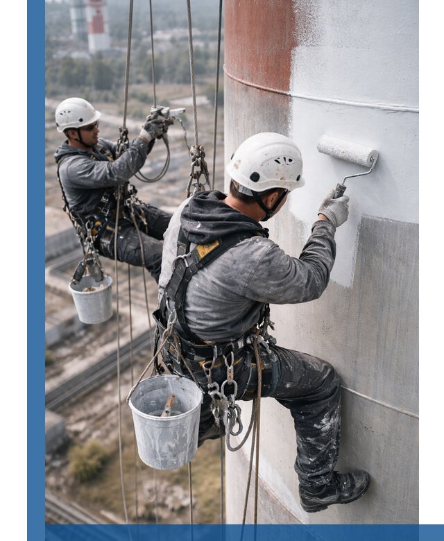 Покраска дымовых труб в Энгельсе: антикоррозийная защита и восстановление