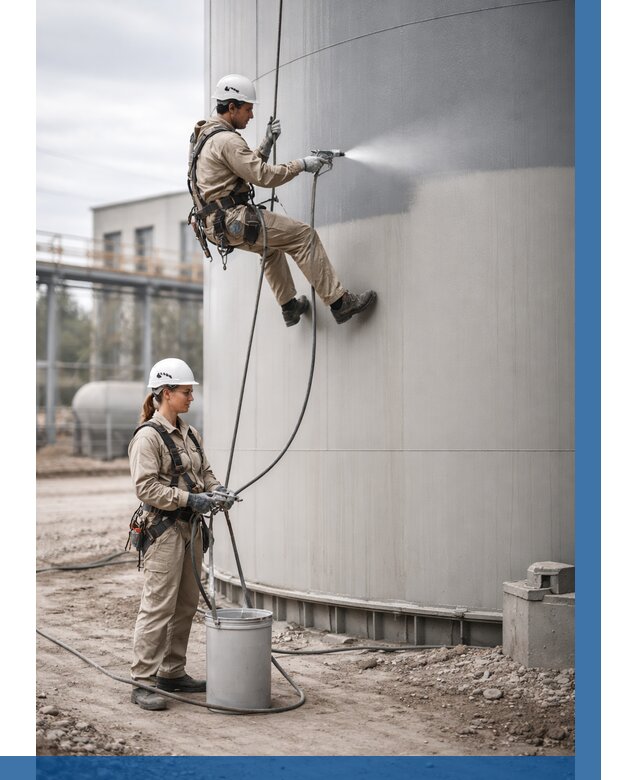 Покраска резервуаров в Энгельсе от 1279 р. | ВЫСОТНИК-Энг — заказать