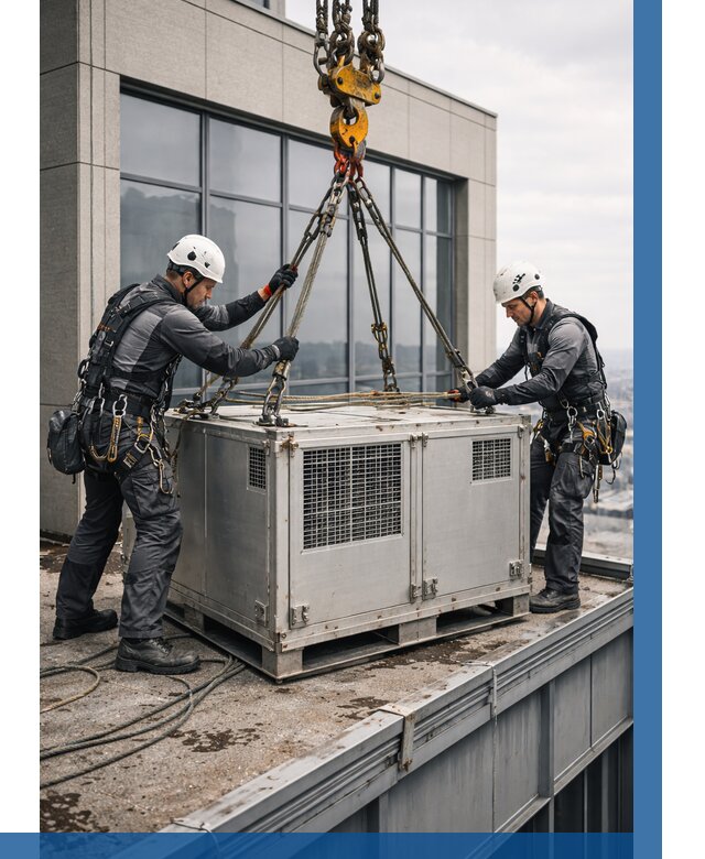 Такелажные работы на высоте в Энгельсе от 8527 р. | ВЫСОТНИК-Энг