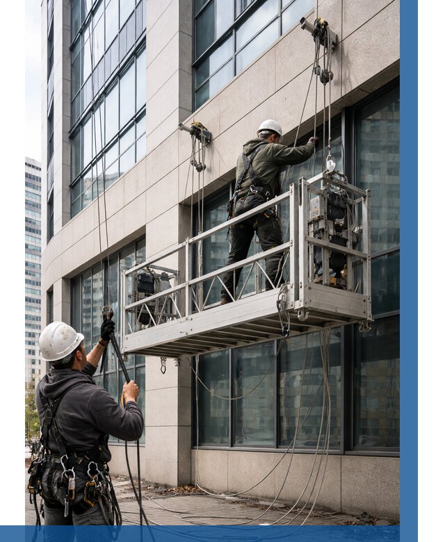 Монтаж и подъем фасадной люльки в Энгельсе от 12791 р. | ВЫСОТНИК-Энг