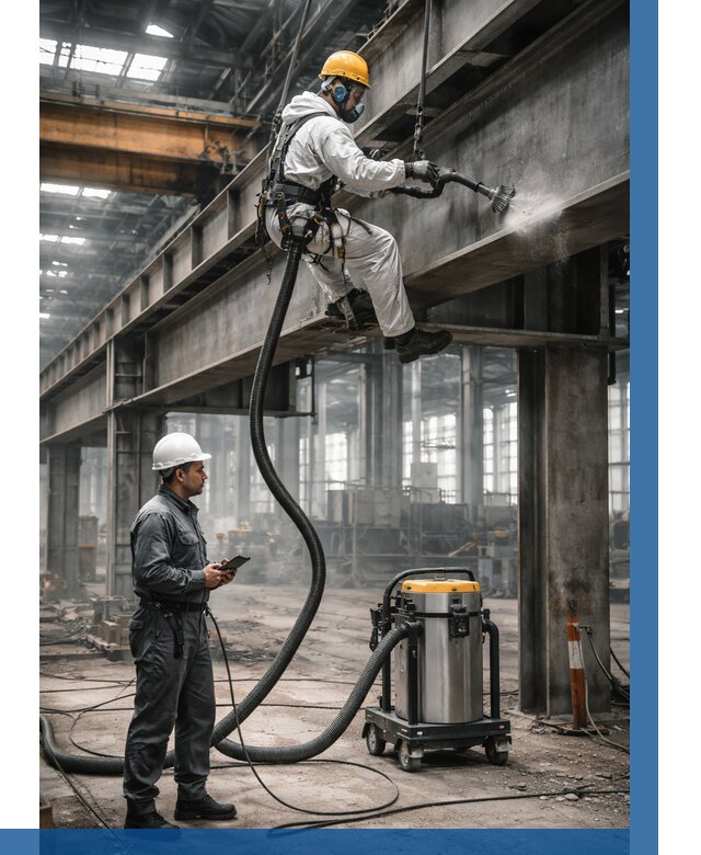 Обеспыливание конструкций в цехе в Энгельсе от 4477 р. | ВЫСОТНИК-Энг