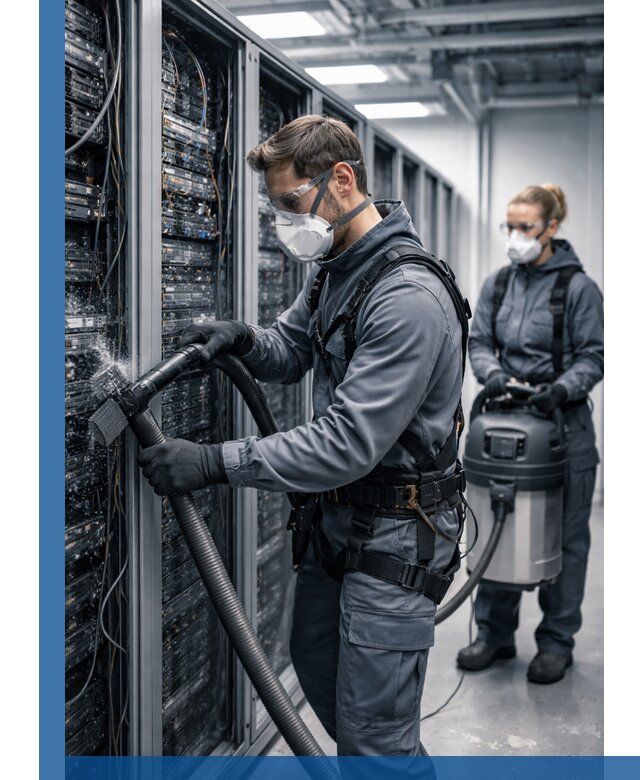 Обеспыливание серверной комнаты в Энгельсе, профессиональная очистка