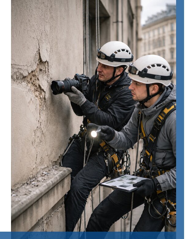 Фотофиксация дефектов фасада в Энгельсе от 4797 р. | ВЫСОТНИК-Энг